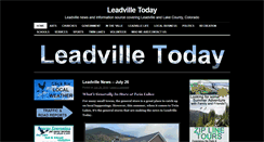 Desktop Screenshot of leadvilletoday.com