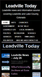 Mobile Screenshot of leadvilletoday.com